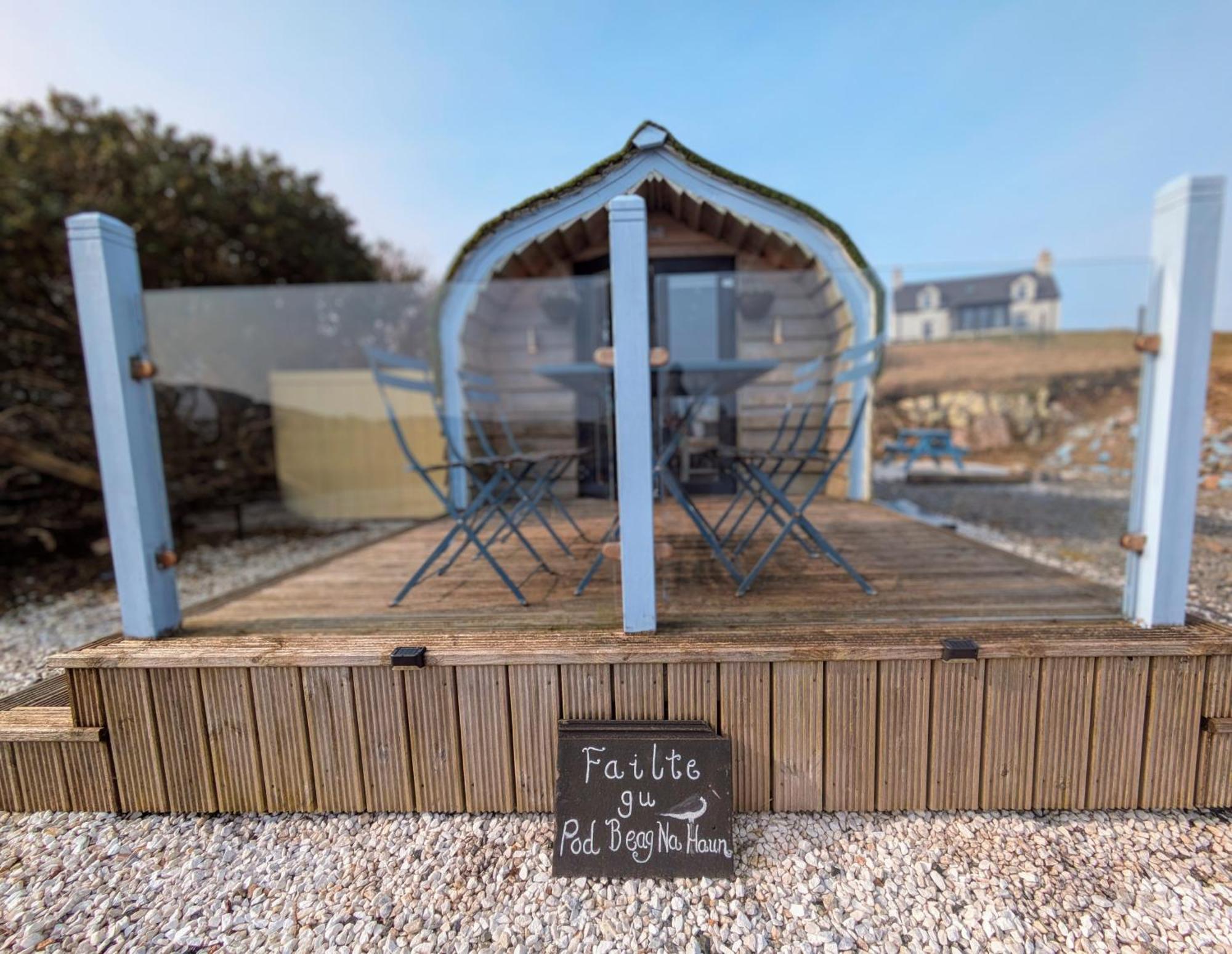 Вилла Glamping Pod For 2 Pod Beag Na Haun Eriskay Экстерьер фото